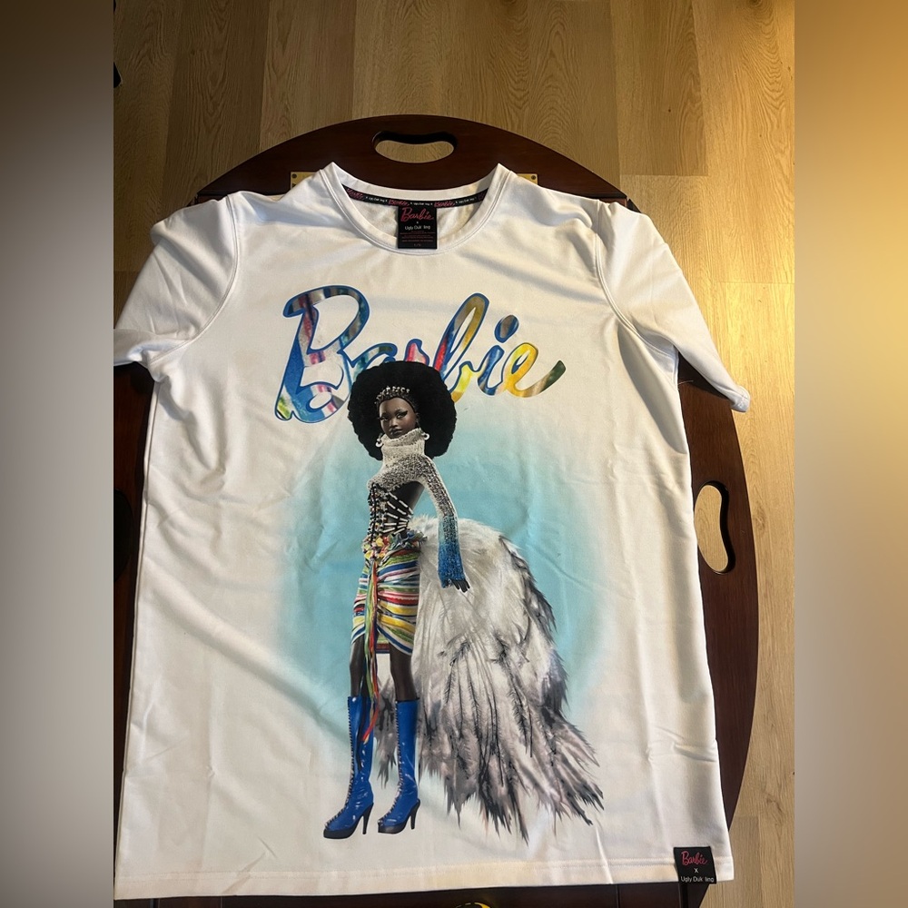 Mattel Barbie x Ugly Dukling White T-Shirt